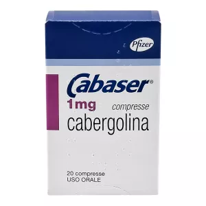 Кабазер (Cabaser, Каберголин Pfizer) таб. 1мг №20