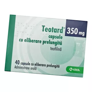 Теотард 350мг (теофиллин) капсулы №40