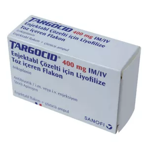 Таргоцид (Тейкопланин) фл. 400мг №1
