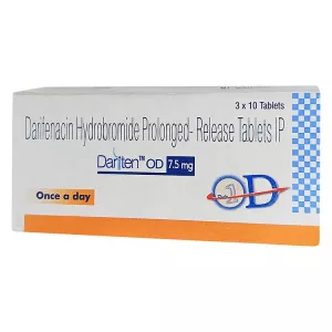 Дарифенацин (аналог Энаблекс) Dariten табл. 7.5 мг №30