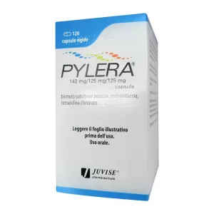 Пилера (Pylera) 140мг/125мг/125мг капс. №120