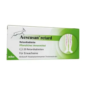 Эскузан таблетки 20мг №20