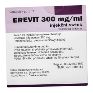 Витамин Е в ампулах Эревит 300 1мл №5