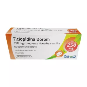 Тиклид (Тиклопидин) таблетки 250мг №30