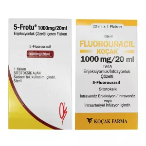 Фторурацил (5-Фторурацил) концентрат для инъекц. раствора 1г : 50мг/мл 20мл №1