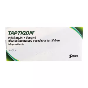 Таптиком капли глазные 0,0015%+0,5% 0,3мл №30