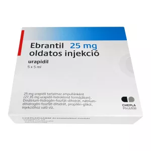 Эбрантил, 5 мг/мл, раствор для внутривенного введения, 5 мл №5