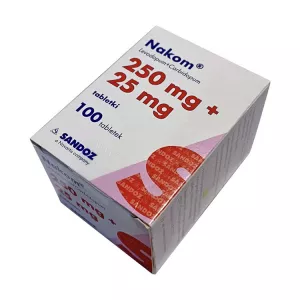 Наком таблетки 250+25мг №100