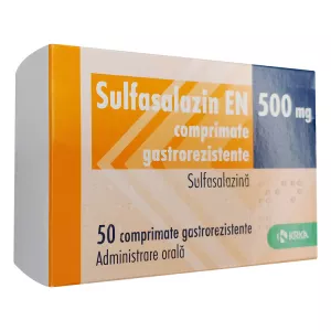 Сульфасалазин ЕН 500мг KRKA ЕВРОПА кишечнорастворимые табл. №50