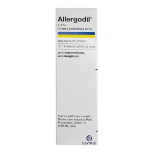 Аллергодил спрей назальный дозированный 60 доз по 140мкг (0,14мг) Европа 10мл