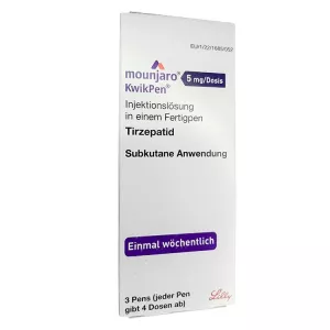 Мунджаро 5 мг / доза 12 доз :: Тирзепатид Mounjaro KwikPen 3шт
