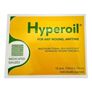 Гипероил (Hyperoil) средство для заживления ран марлевые салфетки 10Х10см №100