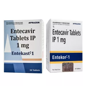 Энтекавир :: Энтекор (Entekor), Энтекаст (Entekast) :: аналог Бараклюд 1мг табл. №30