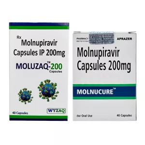 Молнупиравир :: Эсперавир аналог (Moluzaq-200, Molnucure) капсулы 200мг №40