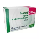 Фото Теотард (теофиллин) капсулы 200мг N40