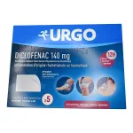 Фото Диклофенак URGO Франция :: Олфен аналог пластырь трансдермальный 140мг N5 (5 штук)